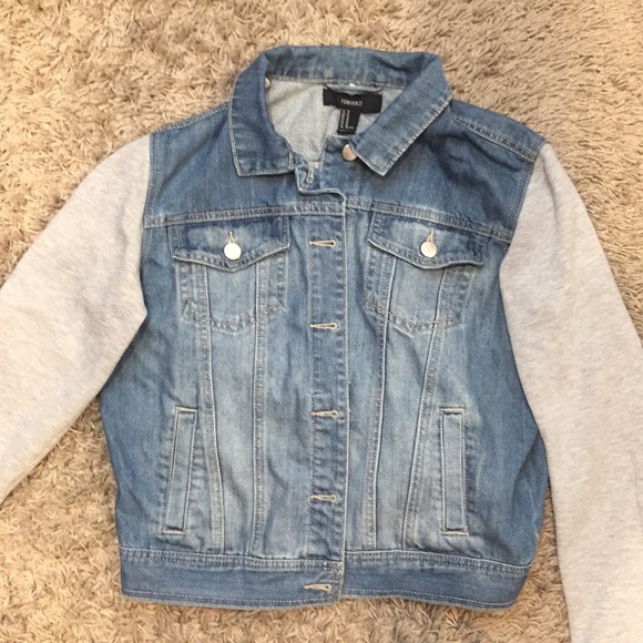 forever 21 jean jacket | M - Picture 2 of 7